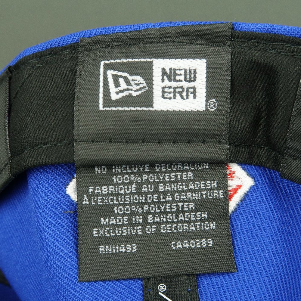 New Era Detroit Pistons Blue Back Half 59FIFTY Fitted Cap Hat Size 7 7/8 - Picture 15 of 16